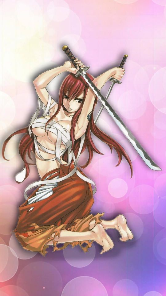 艾露莎舞动双剑性感图片手机壁纸