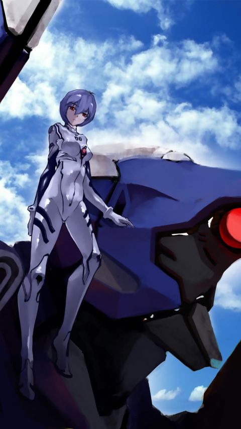 6张新世纪福音战士EVA绫波丽高清手机壁纸图片1080（3）