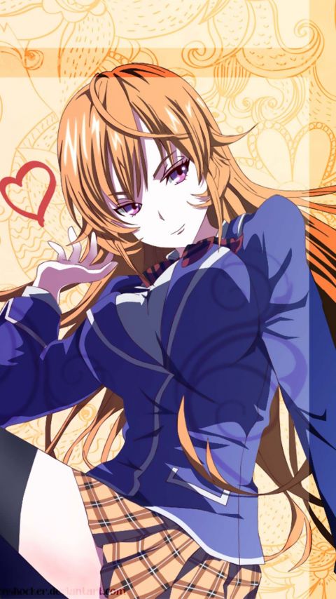 食戟之灵神之舌绘里奈1080x1920手机壁纸