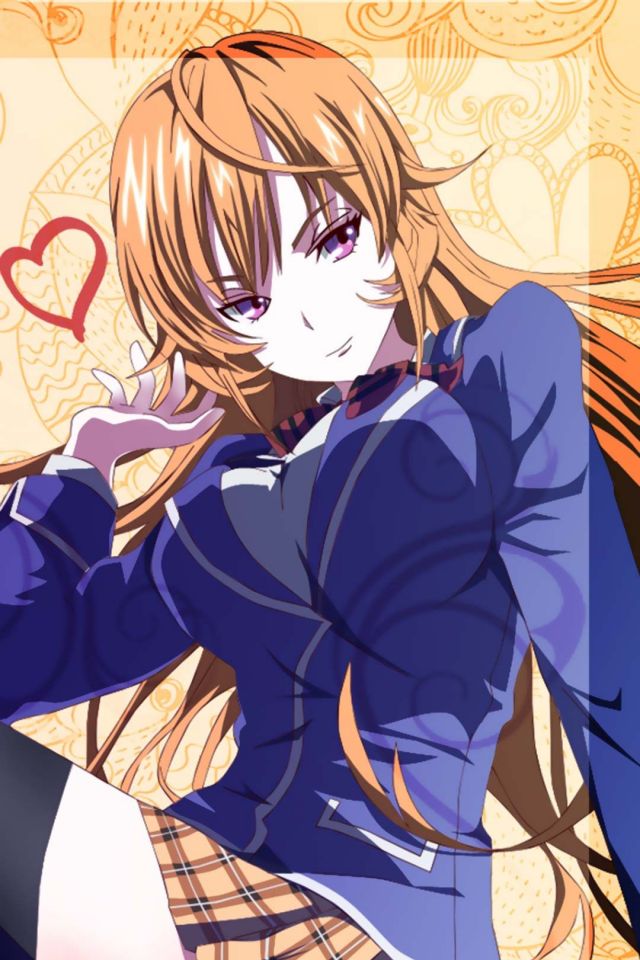 食戟之灵神之舌绘里奈1080x1920手机壁纸