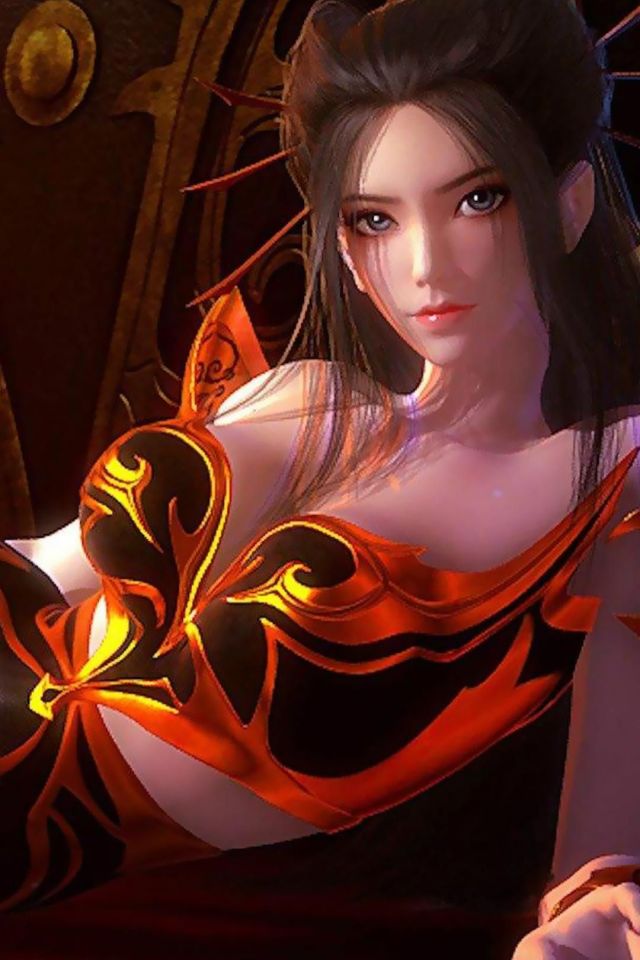4张动漫《天行九歌》焰灵姬手机壁纸图片大全（2）