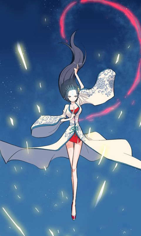 半仙黄晓烟施法手机壁纸图片下载