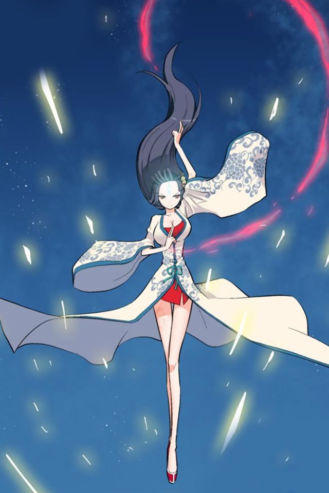 半仙黄晓烟施法手机壁纸图片下载