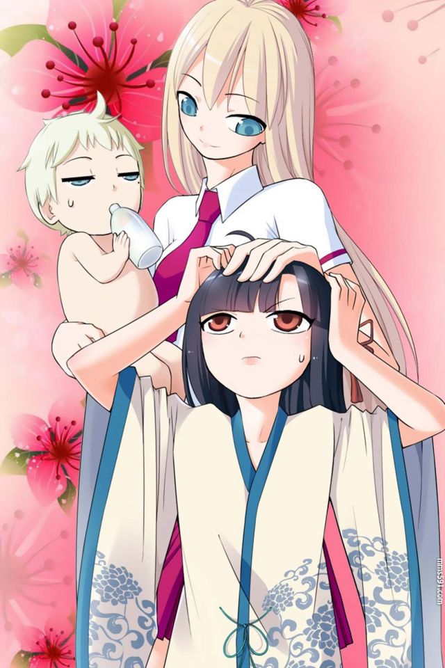 希纱，叶言，黄晓烟三人搞笑图片手机背景