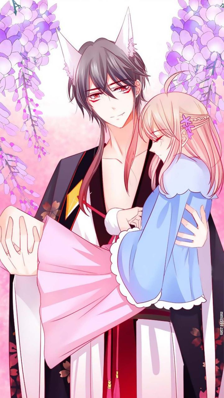 这个狐仙有点凶男主抱着小七的手机背景图片