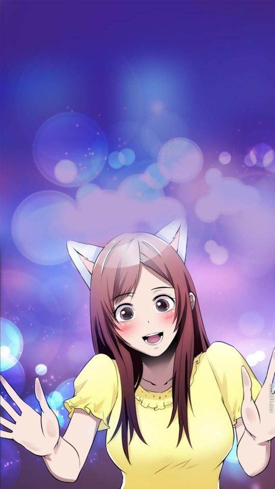 枕边的骗局女主心缘带着猫耳朵可爱图片手机背景