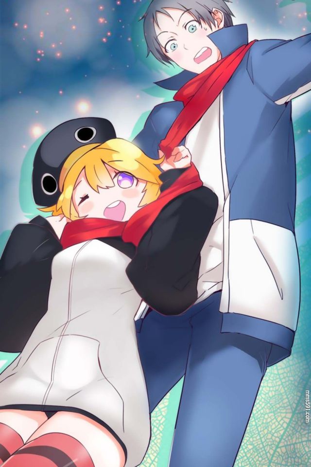 陆水银和企鹅娘可爱图片手机壁纸