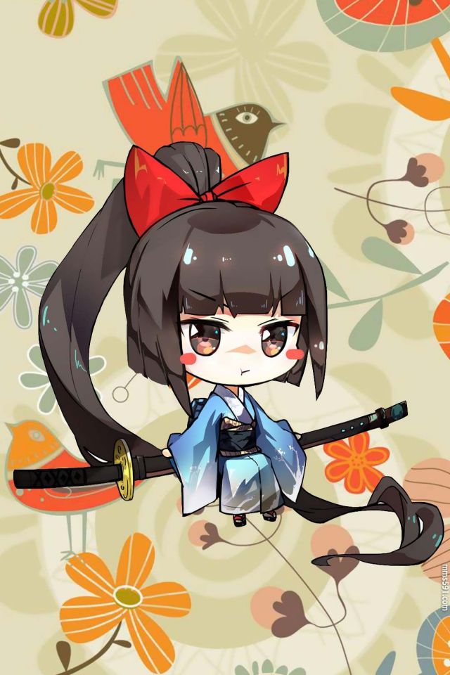 可爱松岛乃香卡通形象萌图片手机壁纸