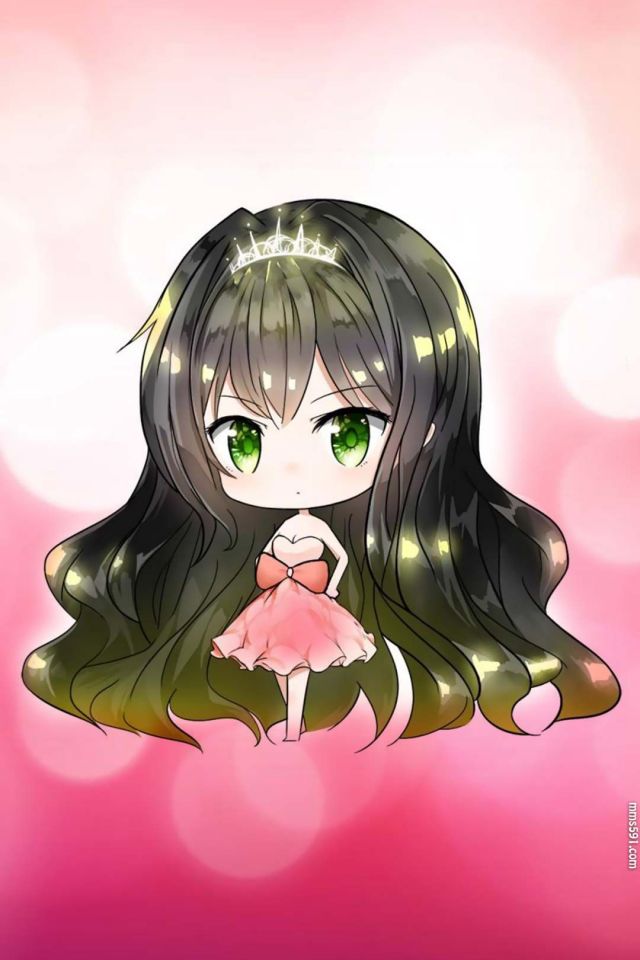 叶初夏可爱卡通形象手机图片壁纸