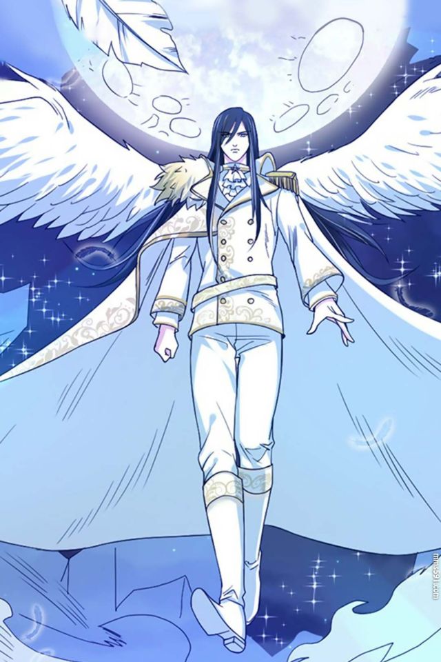 魔王大人请慢走大魔王白色套装霸气手机图片