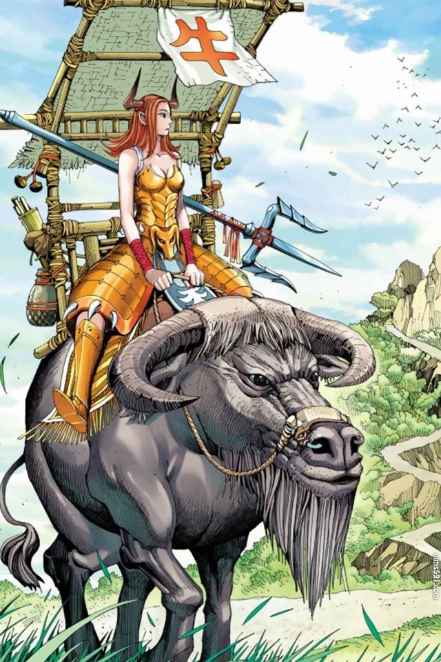 西行纪牛魔王牛小妹高清手机壁纸图片大全（3）