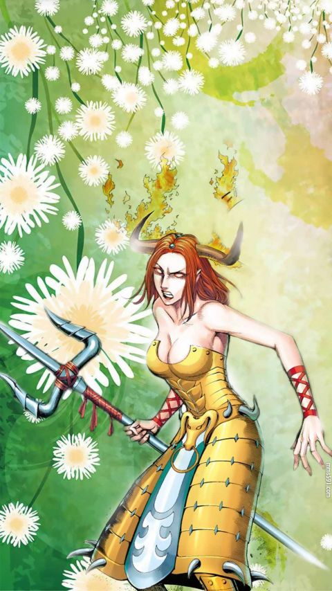 西行纪牛魔王牛小妹高清手机壁纸图片大全（4）