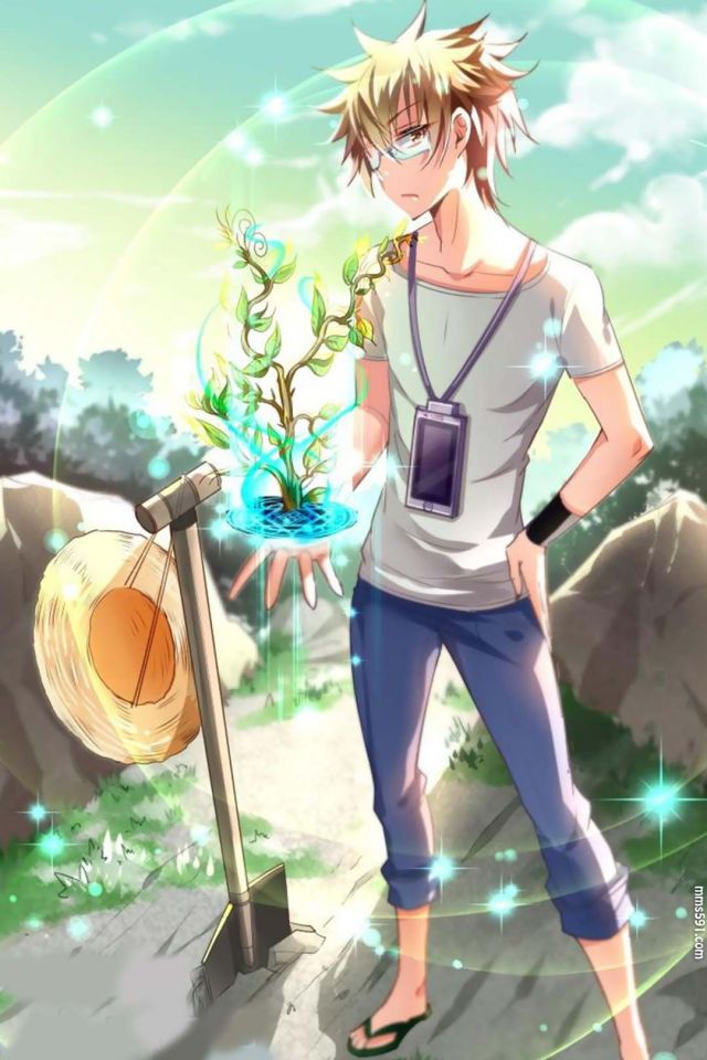 《妖精种植手册》男主角园丁和第一个妖精墨绯手机壁纸图片