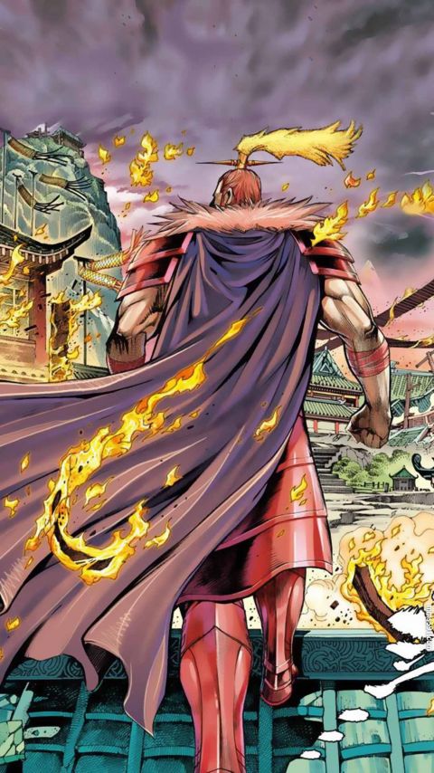 漫画西行纪三眼神将杨戬霸气图片手机壁纸大全（3）
