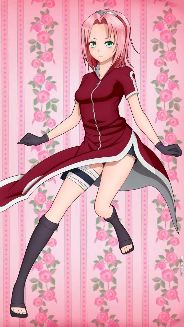 火影忍者少女小樱卡通画手机图片