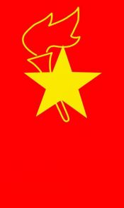 中国少先队大队旗和队徽高清手机壁纸图片下载
