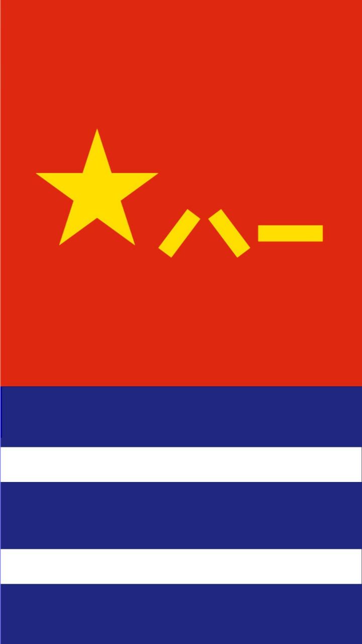 中国人民解放军陆军海军空军火箭军军旗，武警部队队旗高清壁纸手机图片（2）