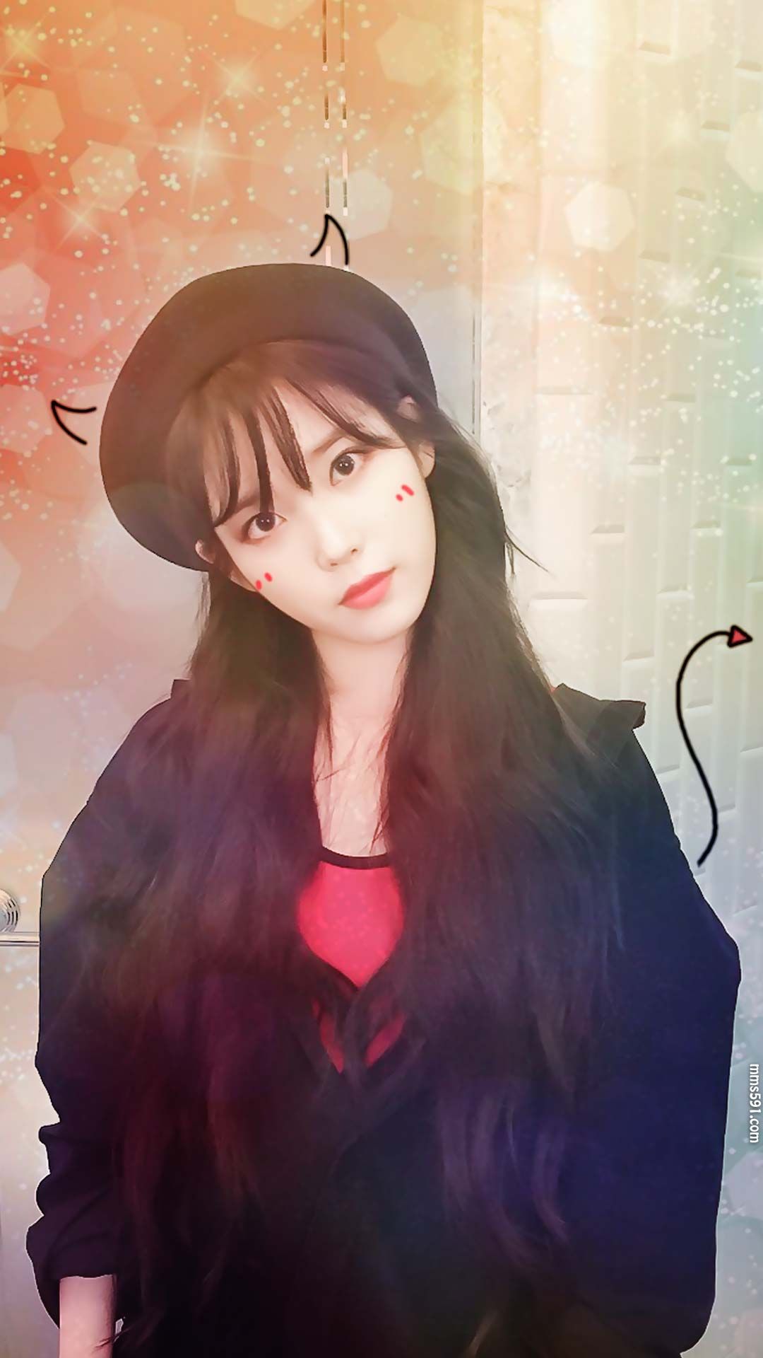 韩国美女明星iu李知恩(李智恩)甜美手机壁纸图片集高清下载（4）