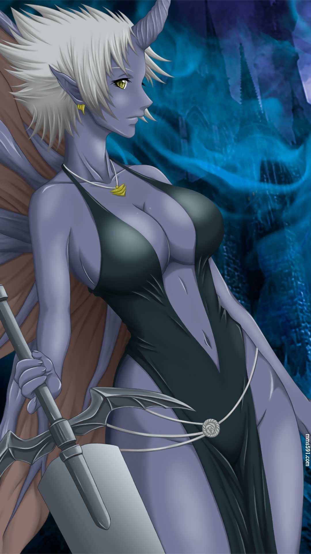 大剑claymore菲斯娜普莉西亚Priscilla觉醒裸体性感手机图片壁纸