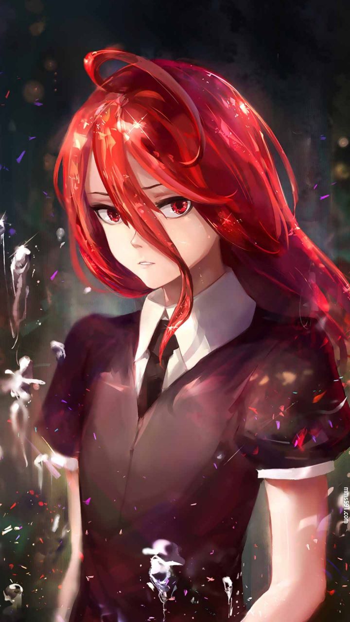 宝石之国红头发的美女辰砂cinnabar手机壁纸图片集(4)