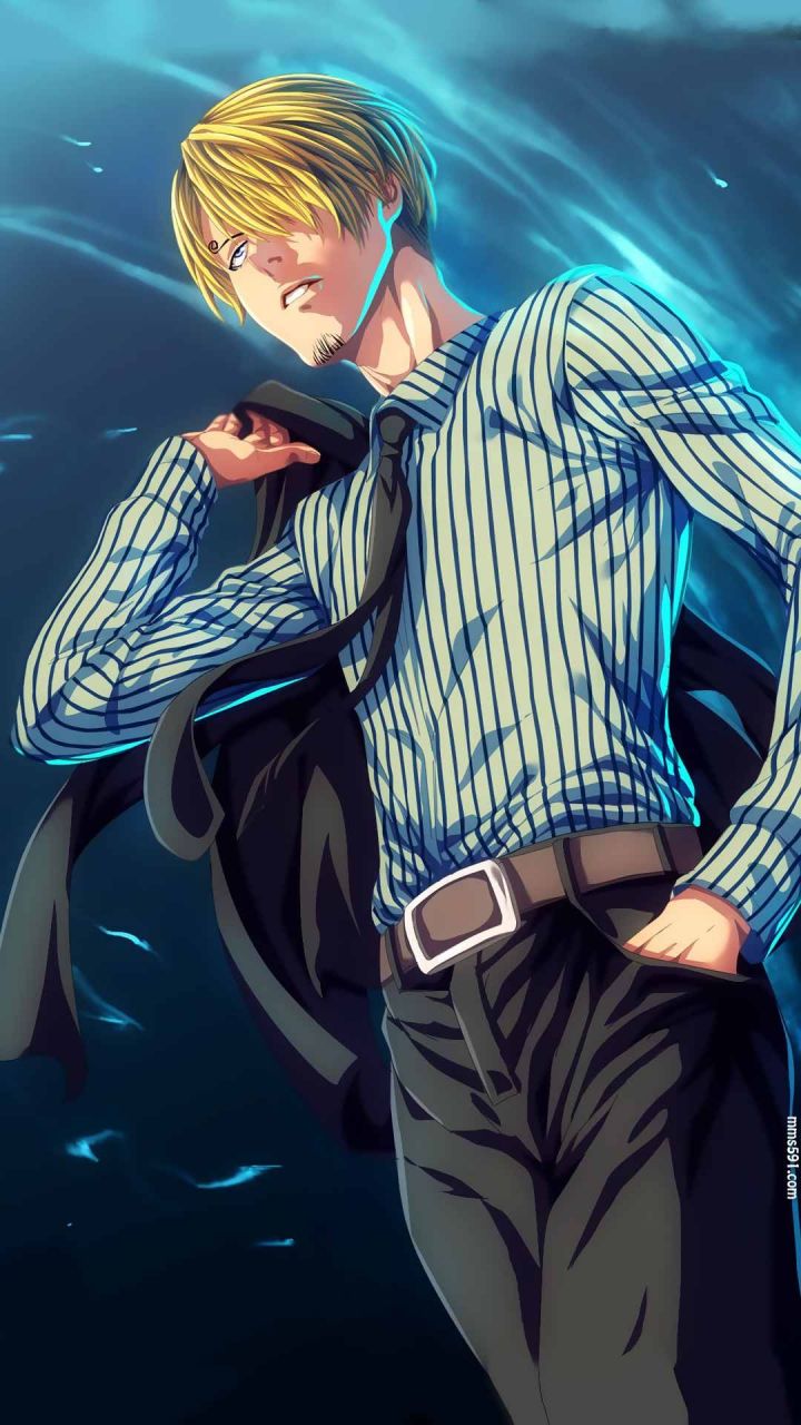 海贼王好色的厨师黑足文斯莫克·山治手机图片壁纸大全（4）