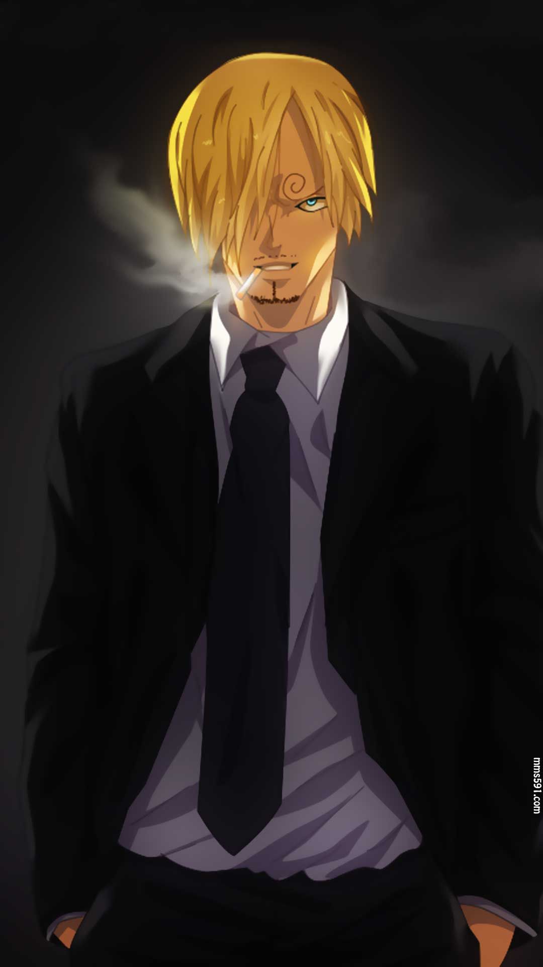 海贼王好色的厨师黑足文斯莫克·山治手机图片壁纸大全（6）