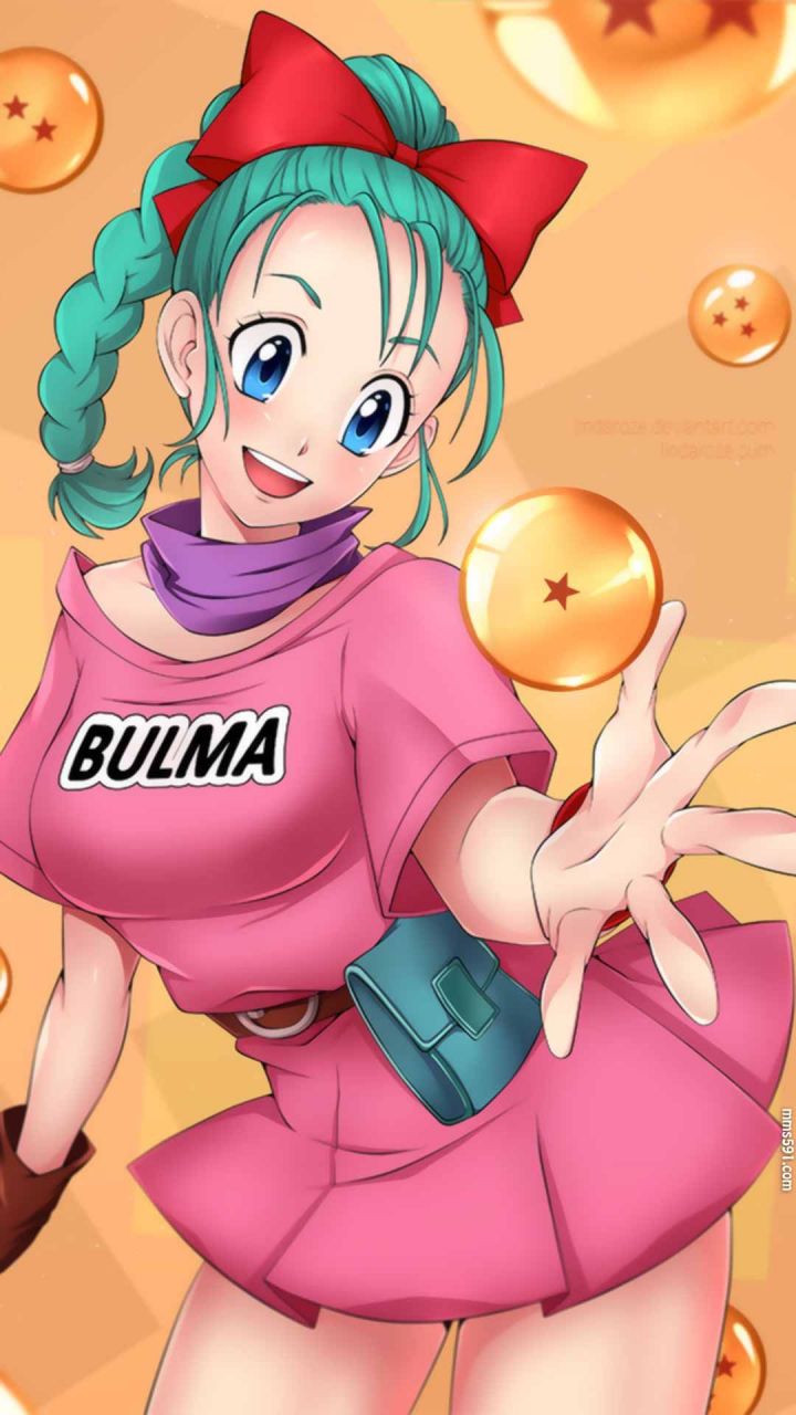 七龙珠发明龙珠雷达的布尔玛Bulma，各个阶段的布玛手机壁纸图片