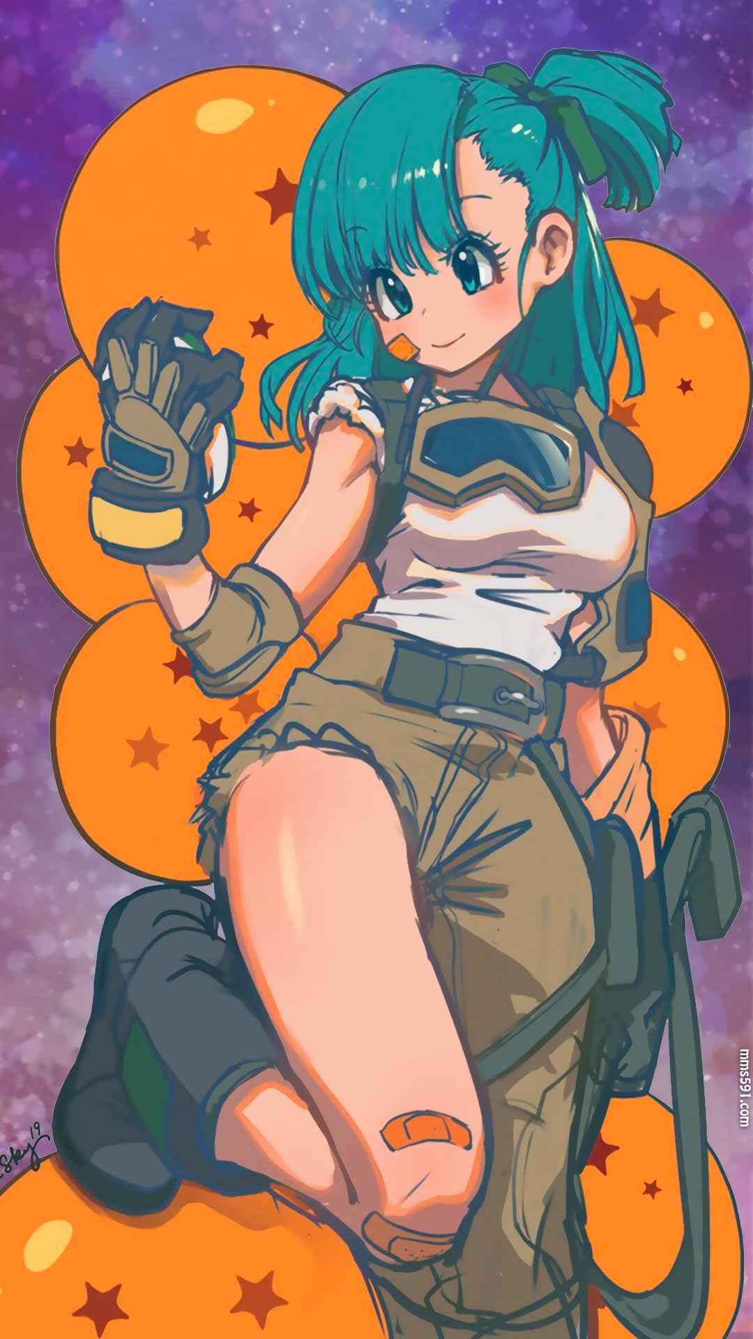 七龙珠发明龙珠雷达的布尔玛Bulma，各个阶段的布玛手机壁纸图片（3）