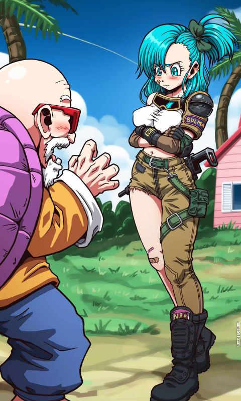 七龙珠发明龙珠雷达的布尔玛Bulma，各个阶段的布玛手机壁纸图片（5）
