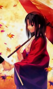 空之境界女主角短发美女两仪式直死之魔眼手机壁纸图片（10）