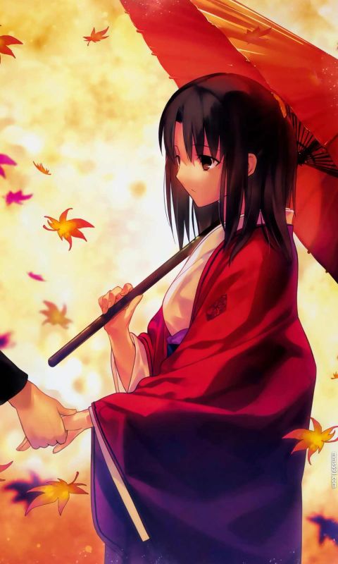 空之境界女主角短发美女两仪式直死之魔眼手机壁纸图片（10）