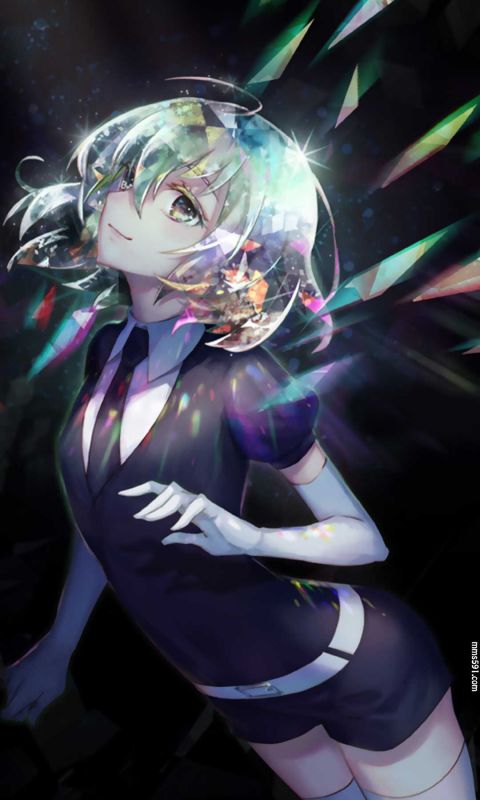 宝石之国短发美女钻石高清手机壁纸图片（3）