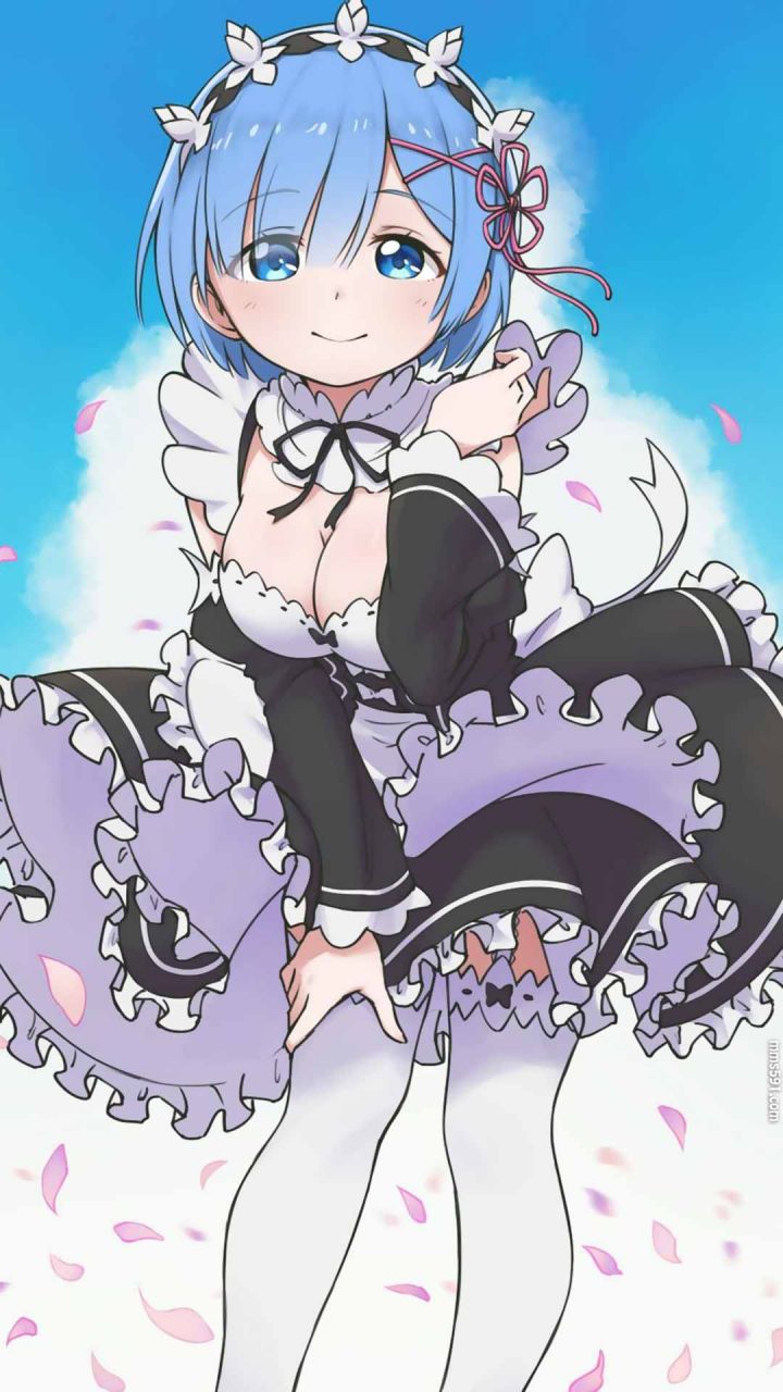 Re:从零开始的异世界生活蓝头发女仆雷姆Rem手机壁纸图片大全（9）