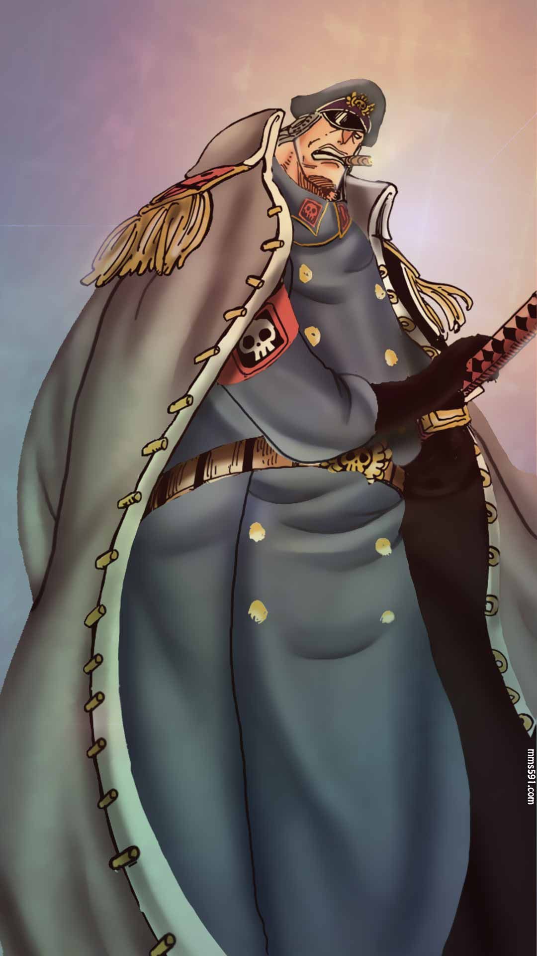 海贼王原推进城监狱看守长雨之希留手机图片壁纸