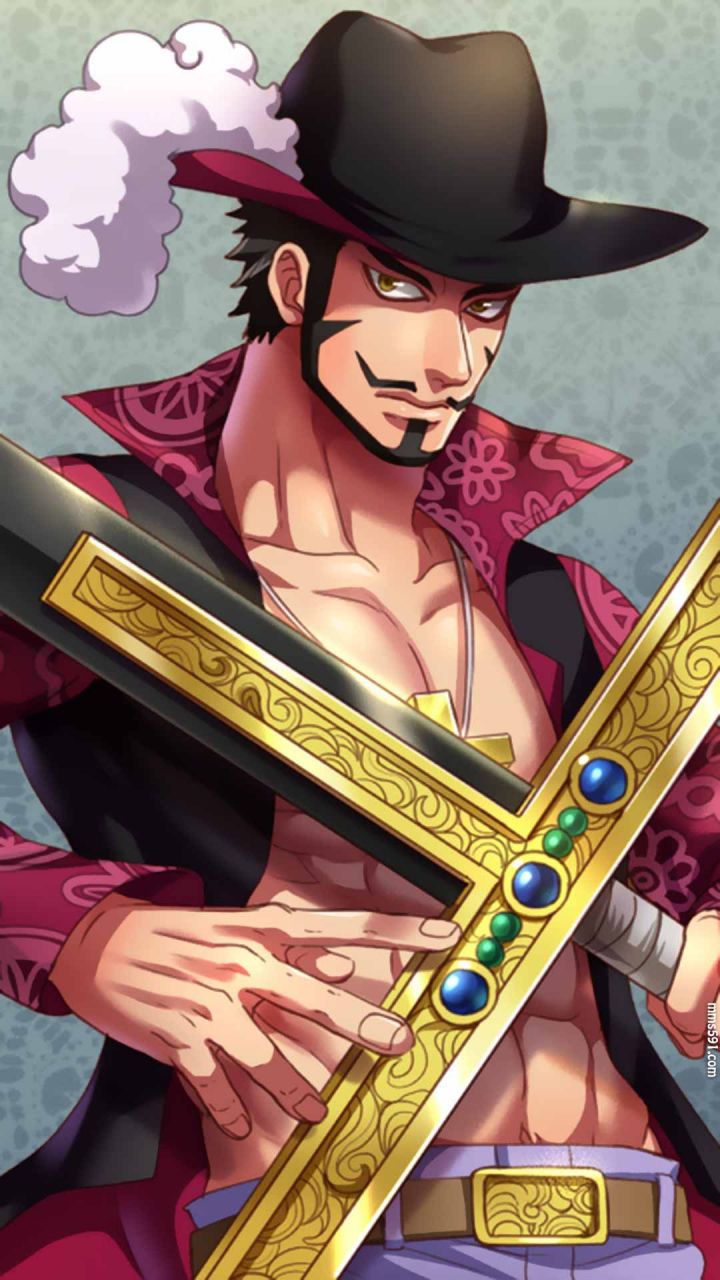海贼王最强的剑士鹰眼乔拉可尔·米霍克手机壁纸图片集