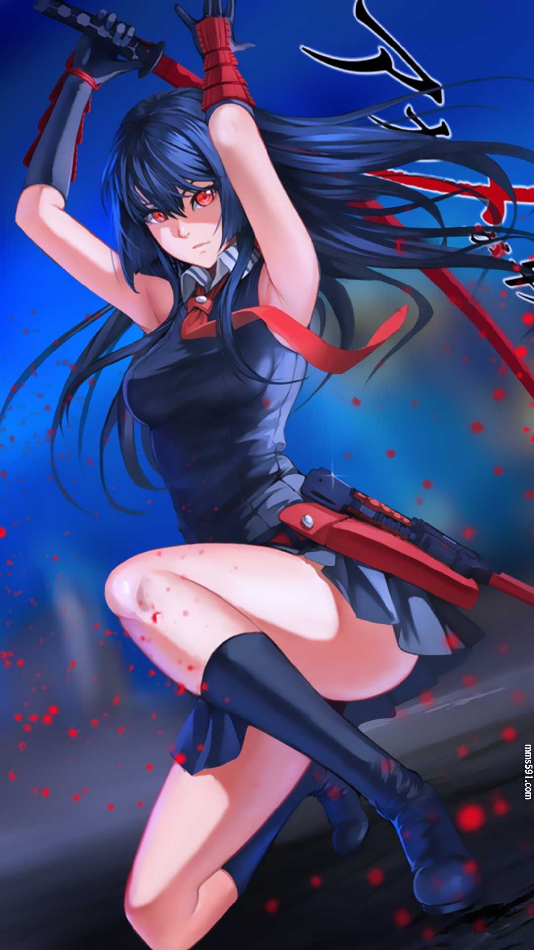 斩·赤红之瞳女主角阿卡妹赤瞳性感手机壁纸图片高清(5)