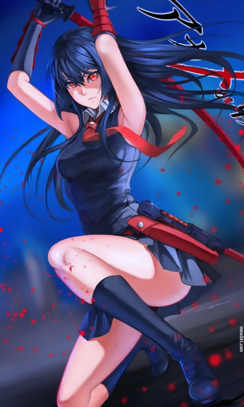 斩·赤红之瞳女主角阿卡妹赤瞳性感手机壁纸图片高清（5）