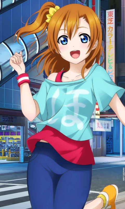 LoveLive!元气满满的冒失娘高坂穗乃果果可爱手机壁纸图片集（9）