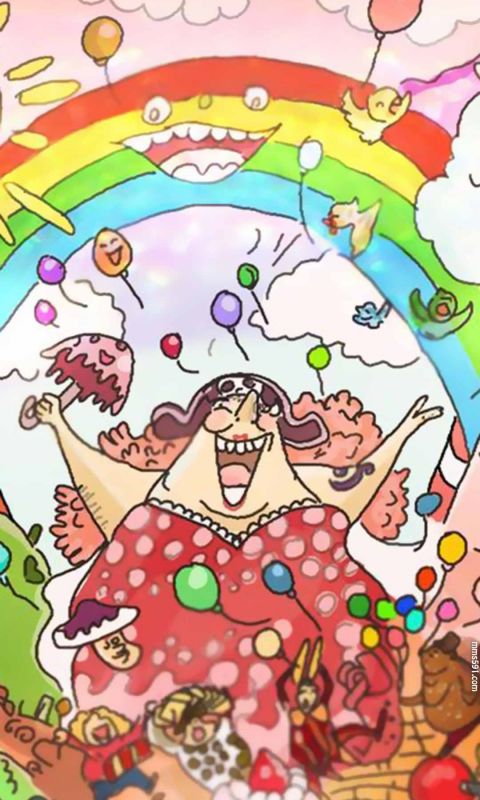 海贼王四皇，万国女王蛋糕岛大妈夏洛特·玲玲手机图片壁纸（5）