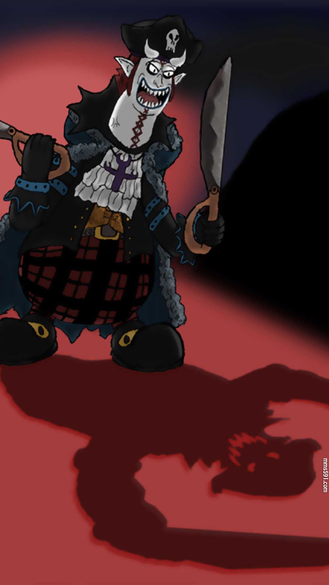 海贼王操控影子的月光·莫利亚手机图片壁纸集（4）