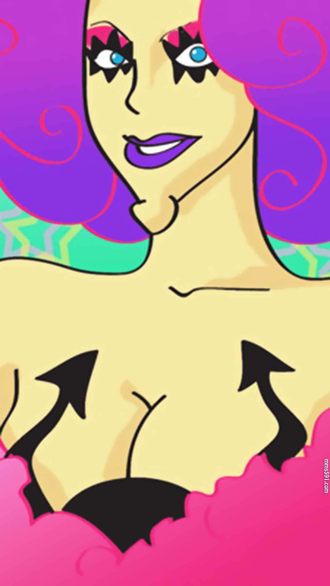 海贼王革命军干部人妖王安布里奥·伊万科夫手机壁纸图片集