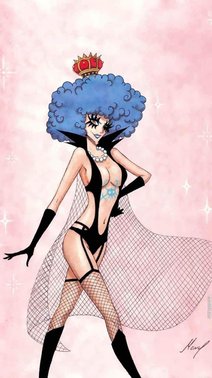 海贼王革命军干部人妖王安布里奥·伊万科夫手机壁纸图片集（2）