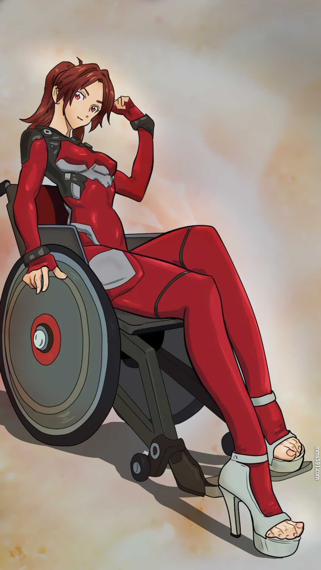 动漫轮椅少女图片图片