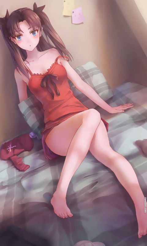 Fate/stay night动漫美女红色恶魔远坂凛手机壁纸图片集