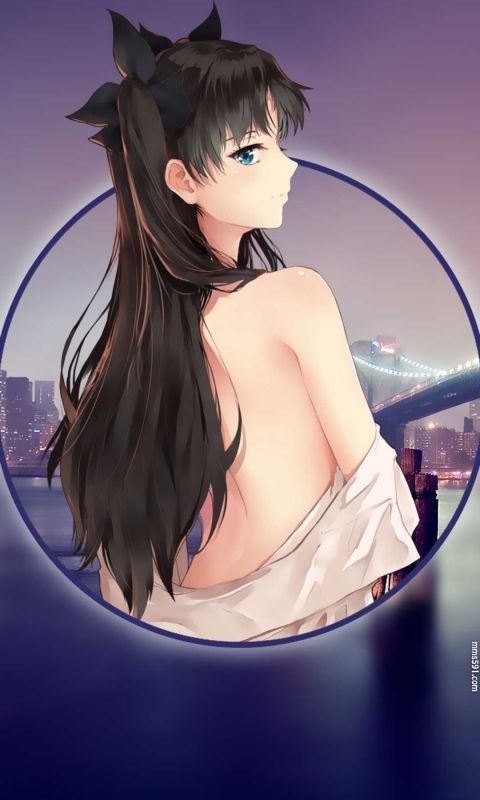 Fate/stay night动漫美女红色恶魔远坂凛手机壁纸图片集（4）