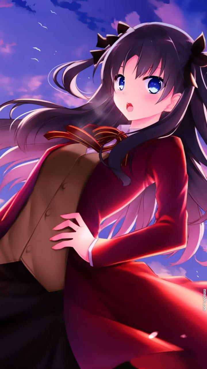 Fate/stay night动漫美女红色恶魔远坂凛手机壁纸图片集（6）