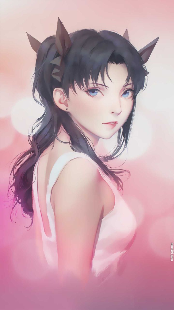 Fate/stay night动漫美女红色恶魔远坂凛手机壁纸图片集（10）