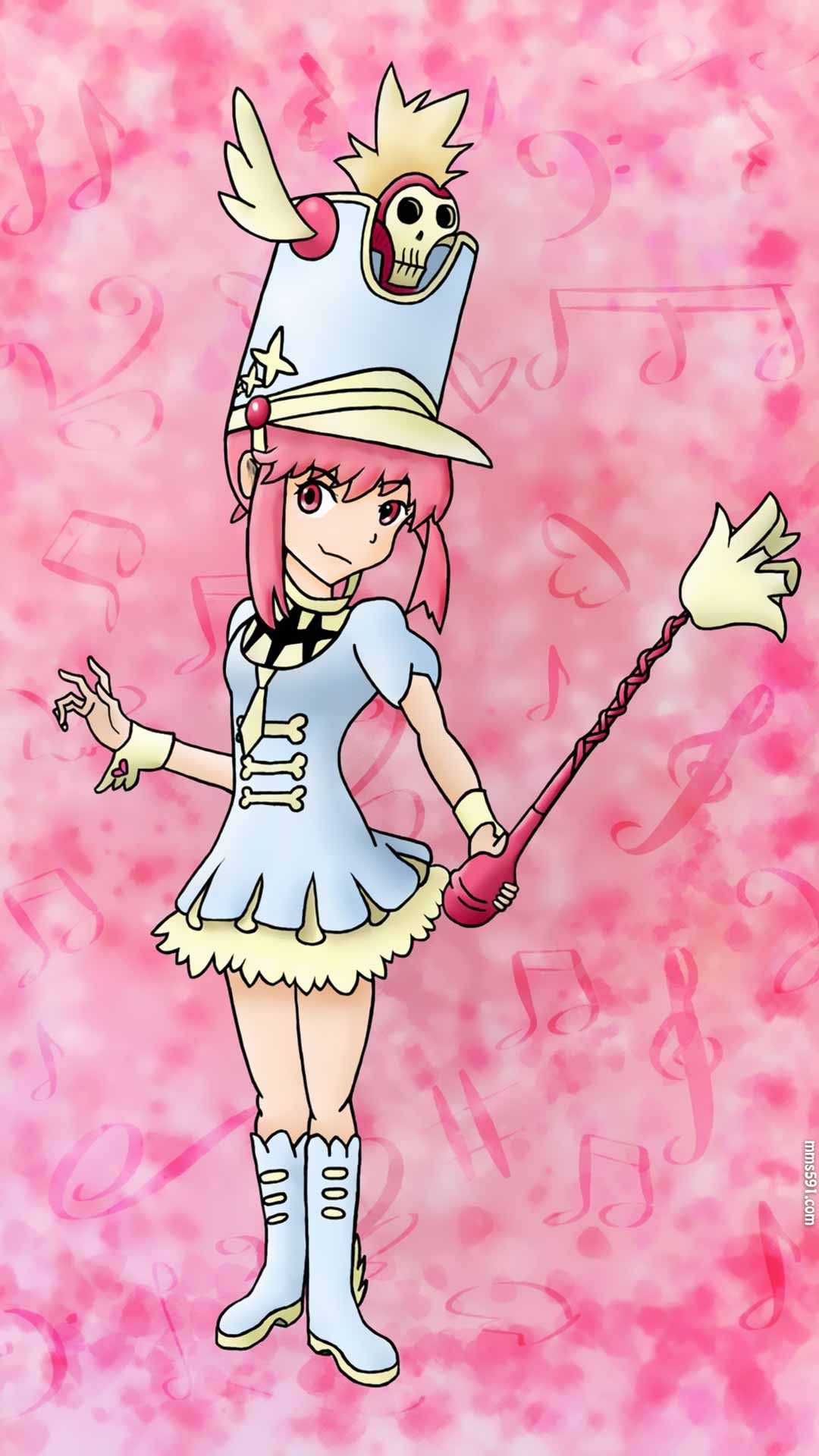 斩服少女文化部总括委员长四天王之一蛇崩乃音手机壁纸图片（4）