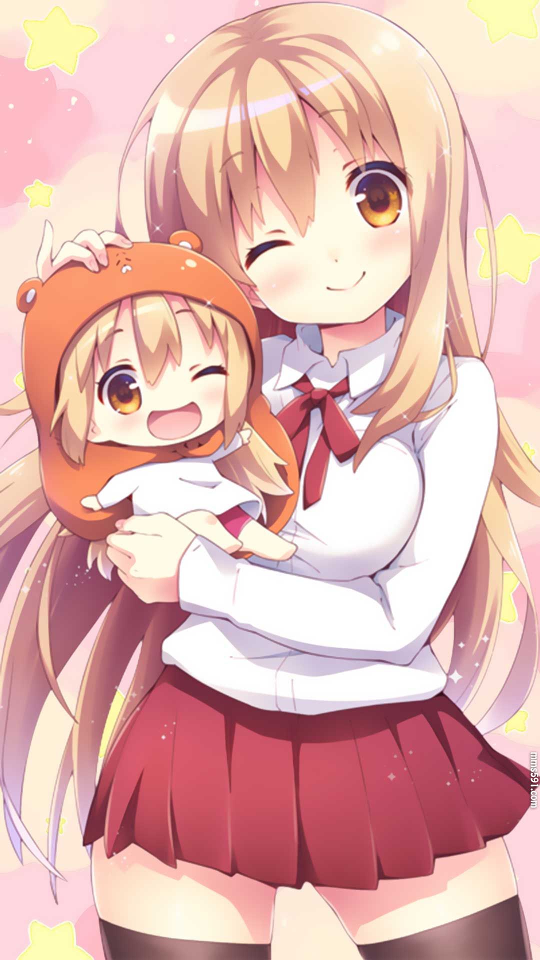 干物妹！小埋女主角土间埋可爱长发手机壁纸图片（4）