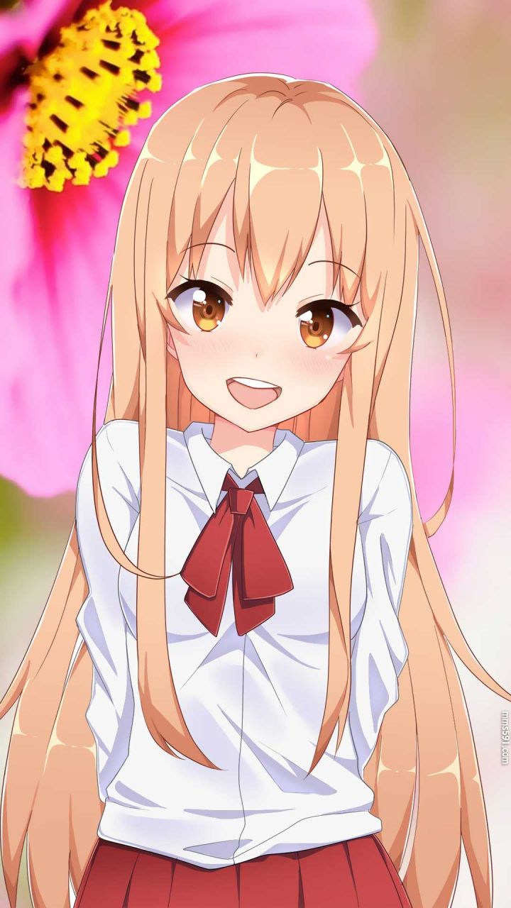 干物妹！小埋女主角土间埋可爱长发手机壁纸图片（8）